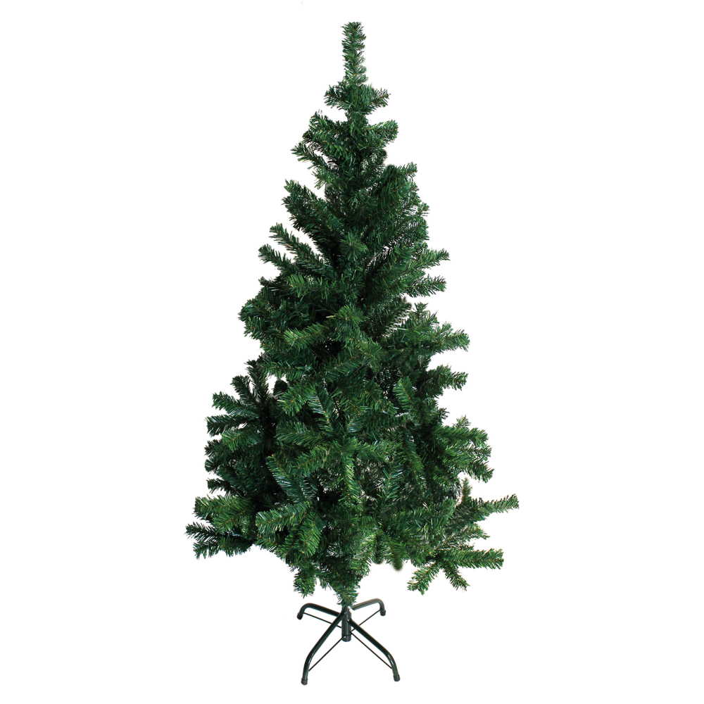 Umělý vánoční stromek 150 cm zelený s kovovým stojanem